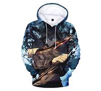 OUHZNUX Sudaderas con Capucha Solo Leveling Sudaderas con Capucha Impresas En 3D Sudaderas Calientes Sudaderas De Poliéster para Hombres Diversión Cuello Redondo Sudaderas con Capucha XXS-XXL