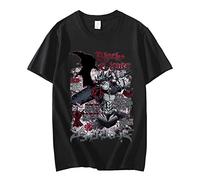 OUHZNUX Unisex Anime Black Clover Camiseta Anime Ashtar Impreso Cosplay Manga Corta Ashtar Cosplay Summer Loose Top tee XXS-3XL