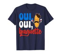 Oui - Camisa de Baguette Francesa Divertida para panadería Camiseta