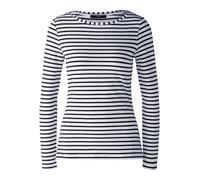 OUI Camiseta 'Sumiko' azul oscuro / blanco XXXL EUR