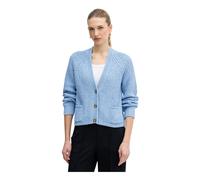 Oui - Cardigan con Botones y Bolsillos - Knitwear - Mujer - Azul - 2XL -