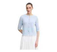 Oui - Cárdigan de Mezcla de Alpaca - Knitwear - Mujer - Azul - L -