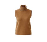 OUÍ Jersey de cuello alto camel | 36