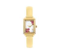 Oui&me Reloj Mujer, Solo Hora, Analógico, 33 mm, Colección FINETTE, Flores, Correa de Piel - ME010426