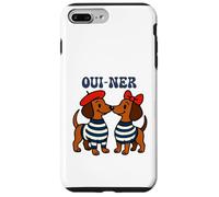Oui Ner Perro Dachshunds En Boina Bow Dachshund Wiener Ween Carcasa para iPhone 7 Plus/8 Plus