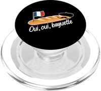 Oui Oui Baguette Pan Francés Amante Francofilo PopSockets PopGrip para MagSafe