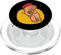 Oui Oui Capibara con Pan Baguette PopSockets PopGrip para MagSafe