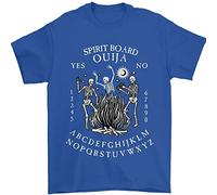 Ouija Spirit Board Halloween Demons Ghosts - Camiseta de algodón para hombre, azul real, M