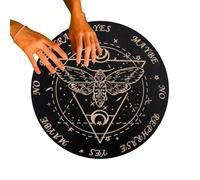 Ouija Spirit Board - Juego de adivinación mística para comunicación espiritual y estilo tarot | Tablero de madera, accesorio de planchette, diseño del , herramienta de juego paranormal, uso
