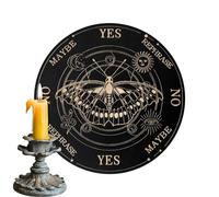 Ouija Spirit Board - Tablero de péndulo para adivinación | Péndulo de tablero espiritual | Tomador de decisiones de madera | Tableros de mensajes con letras | Juego de decoraciones espirituales para