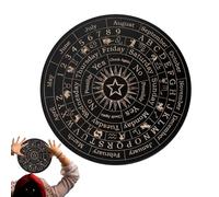 Ouija Spirit Board - Tablero de péndulo para adivinación | Péndulo de tablero espiritual | Tomador de decisiones de madera | Tableros de mensajes con letras | Juego de decoraciones espirituales para