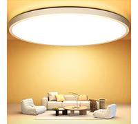 OUILA Lámpara de Techo Ø30cm 2400lm 3000K Luz Calida Plafón Led Techo Redondo 24W Lampara Led Techo Moderna Luz Led Techo Lampara Techo Dormitorio Comedor Garaje
