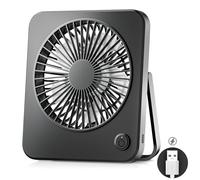 OUILA Mini ventilador usb portatil 3 en 1, silencioso potente 3 velocidades, pequeño para camping, escritorio, biblioteca, hogar, escuela y oficina