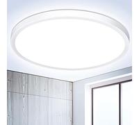 OUILA Plafon LED Techo Redondo Lámpara de Techo Blanco Frio 6500K Ø22CM