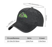 OUINCIIC Gorra Vaquera con diseño de Ojo Que Todo lo ve, Gorra de Camionero con diseño de conspiración alienígena, Gorra de papá, Gorra de Golf Illuminati