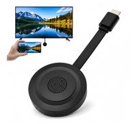 Ouitble Adaptador de Interfaz Multimedia HD Inalámbrico 4K, Dongle de Pantalla Miracast Wi-Fi 2.4/5G Duplicación de Pantalla Inalámbrica para Teléfono Inteligente, Tableta, Comput