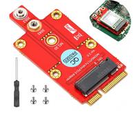 Ouitble Adaptador M2 Key B a Mini PCIE El módulo convertidor Duradero Permite Que Las Tarjetas M2 Socket SSIC WWAN se conecten con Ranuras Mini PCIE para PC de Escritorio y