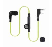 Ouitble Auriculares Walkie Talkie de 2 Pines con Micrófono PTT Transmisión de Señal Estable Sonido Claro Diseño Universal de Cabeza K para Guardias de Seguridad de la Policía Rojo (Azul)