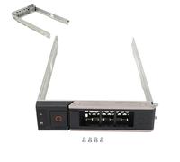 Ouitble Bandeja de Disco Duro SAS SATA Universal HDD Carrier de 3,5 Pulgadas para R740 R740XD R940 R640 R540 R440 R240 T440 T64014G Servidor ABS Metal Plata Negro