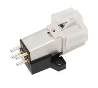 Ouitble Cartucho de Tocadiscos con imán móvil Cartucho magnético de Repuesto para Tocadiscos AT 3600L Diseño de Metal ABS de Primera Calidad Calidad de Sonido de Alta fidelidad Com