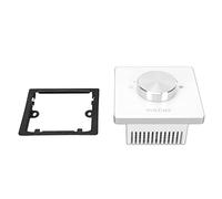 Ouitble Controlador de Volumen para hogar Inteligente Panel Transparente Botón de Ajuste de Volumen de 7 Niveles Fácil de cablear para Sala de conferencias Aula Material ABS