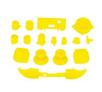 Ouitble Full Game Controller Button Set Replacement Handles Accessories Kits Durable ABS Material for Series X and Series S Game Controllers (Amarilla)