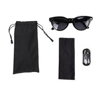 Ouitble Gafas Inteligentes AI con Cámara de 8MP Gafas Inteligentes HD 1200P para Recorridos en Bicicleta Vlogging Viajes con Identificación de Objetos GPT Traducción AI (de Sol)