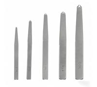 Ouitble Juego de extractores de tornillos, 5 piezas Extractor de tornillos dañados Perno dañado de acero al carbono Herramienta de extracción fácil Tipo cuadrado para tornillos rotos o dañados