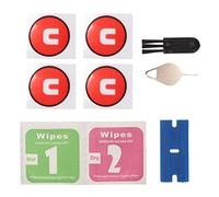 Ouitble Kit de reemplazo Adhesivo Premium de Cinta de Anillo de Reloj para Reloj Active 2 44mm 41mm 45mm 41mm Accesorios de reparación de Vidrio de Cubierta Trasera (4 Uds.)