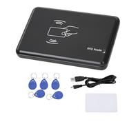 Ouitble Lector de Tarjetas USB RFID Duplicador Copiadora de Tarjeta 125khz con etiqueta de Llave 5 piezas Permite Conexión a PC