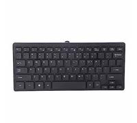 Ouitble Mini Keyboard USB Wired Multimedia Keypad Portable Laptop Accessories K1000 Compact Design Space Saving Ergonomic ABS Material for Home Office Gaming