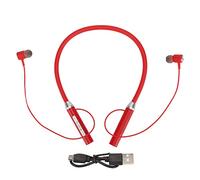 Ouitble Neckband Earbuds Wireless Bluetooth 5.2 IPX5 Stereo Enhanced Bass Magnetic Headphones for Sports Gym Running ABS Silicone (Roja)