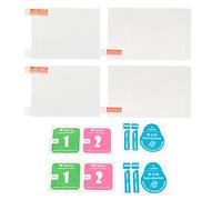 Ouitble Protector de pantalla LCD superior para el nuevo 3DS XL Vidrio templado Dureza 9H Resistente a los arañazos Película de PET de vidrio transparente de alta sensibilidad Paqu