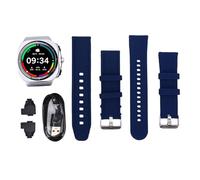 Ouitble Reloj Inteligente con Auriculares 1,46 Pulgadas Resolución 360x360 Llamada Bluetooth Reloj Inteligente Resistente al Agua Deportes Sueño Rastreador de Ejercicios para Corre (Azul)