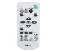 Ouitble RM PJ8 Projector Remote Control Replacement Universal Compatible Sensitive Keys No Pairing Required for VPL DX126 CX275 CH370 EX226 EX430 PXZ10 DX102 Durable ABS Material