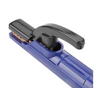 Ouitble Soporte de electrodo de cobre, soporte de electrodo de 300 A, abrazadera de soldadura de cobre aislada, abrazadera de electrodo de soldadura de cuerpo totalmente aislada para máquina de soldar