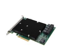 Ouitble Tarjeta controladora LSI SAS 9300 16I HBA Tarjeta de expansión SAS SATA PCIe 3.0 de Alta Velocidad de 12 Gbps y 16 Puertos para conectividad de Almacenamiento de servidores