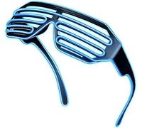 OUJIAHUI Actualizar gafas led inalámbricas, increíbles gafas frescas gafas gafas para fiesta salvaje de Navidad Halloween, baile, fiestas locas (Azul)