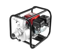 OUKANING Bomba de agua de gasolina 7,5 HP, altura de extracción de 30 m, conexión de 2 a 3 pulgadas, motor de bomba de jardín de 4 tiempos, portátil para riego, drenaje, agricultura y bomberos (tipo B