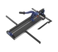 OUKANING Cortador manual de azulejos con antideslizante para cortes precisos de hasta 15 mm de grosor, cabezal deslizante con rodamiento de bolas para ranuras rápidas y cortes rectos, para cerámica