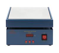 OUKANING Estación de soldadura, placa calefactora 200 x 200 mm, pequeña placa calefactora de 800 W, mini placa calefactora, soldadura 350 ℃, pantalla LED eléctrica, estación de calentamiento SMD,