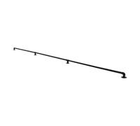 OUKANING Pasamanos para escaleras de 153 cm/200 cm/244 cm/366 cm, pasamanos de pared antideslizante de acero con 8 cm de distancia a la pared, barandilla de escalera para vivienda sin barreras