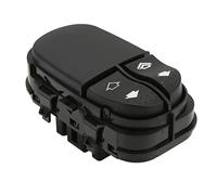 OUKENS Interruptor de ventana eléctrica, botón de control de ventana eléctrica de material ABS YS4T14529AA apto para Focus Mk1 1998-2004