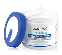 OUKEYA Crema Corporal con 10% de Urea - 320g Loción Hidratante Corporal para Piel Seca, Fórmula No Grasosa y de Rápida Absorción, Hidrata 48H y Suaviza Codos, Manos, Pies y Cuerpo