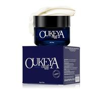 OUKEYA Crema de Noche con Ceramidas, Ácido Hialurónico, Manteca de Karité y Extractos Botánicos, Hidratante y Reparadora para Piel Sensible, 50g