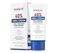 OUKEYA Crema Urea al 40%, Crema Pies Secos Agrietados, Loción Hidratante para Pies, Elimina Callos Antifisuras, Crema Manos Reparadora, Crema Talones Agrietados, Crema Corporal, Fácil Transportar, 85g