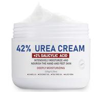 OUKEYA Crema Urea al 42% con Ácido Salicílico al 2%, Crema Pies Manos Tratamiento Intensivo para Piel Agrietada, Talones y Codos, Crema Hidratante Pies Secos y Agrietados, Elimina Callos Antifisuras