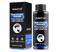 Oukeya Polvos Pelo Hombre (20 Ml), Polvos Texturizantes Pelo Hombre Dar Volumen Al Cabello Con Acabado Mate, Para Volumen Instantáneo, Fijación Natural Duradera.