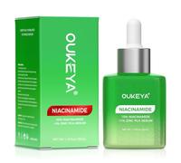 OUKEYA Sérum Niacinamida 10% + Zinc PCA 1% 35ml - Sérum Facial Ligero para Piel Mixta y Grasa - Ayuda a Reducir el Exceso de Sebo y Mejorar el Aspecto de la Piel - Hidratación y Absorción Rápida