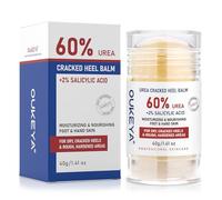OUKEYA Stick Antidurezas con 60% Urea & 2% SA, Bálsamo Sólido Suavizante para Talones, Pies, Codos y Rodillas, Cuidado Intensivo para Piel Seca y Áspera, 40 g